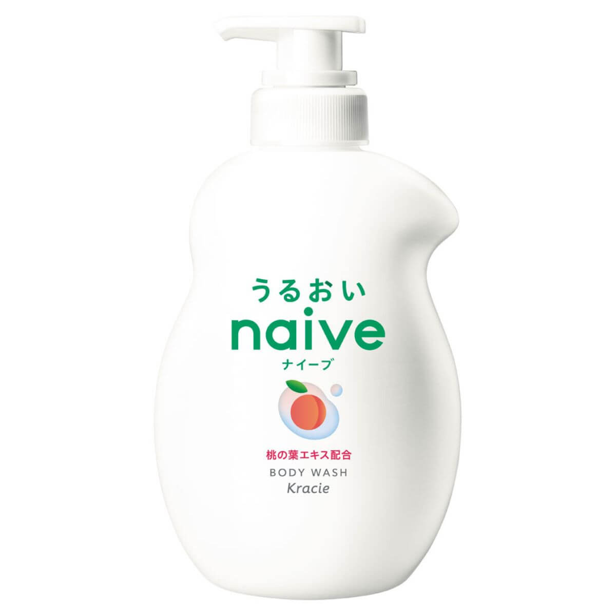Kracie naive  Body Soap  Liquid Type With  Peach Leaf Extract -530mL