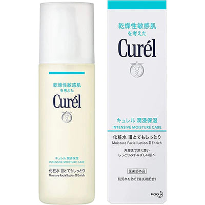 Kao Curel Face Lotion - 150ml - III Very Moist - TODOKU Japan - Japanese Beauty Skin Care and Cosmetics