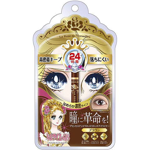 Bandai Creer Beaute Roses Of Versailles Princess Antoinette Liquid Eyeliner - Brown - TODOKU Japan - Japanese Beauty Skin Care and Cosmetics