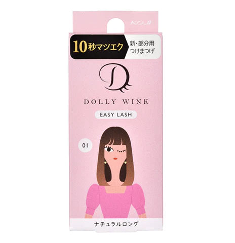 KOJI DOLLY WINK Easy Lash No.1 Natural Long - TODOKU Japan - Japanese Beauty Skin Care and Cosmetics