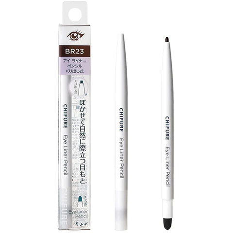 Chifure Eyeliner Pencil Roll Out Type Dark Brown - TODOKU Japan - Japanese Beauty Skin Care and Cosmetics