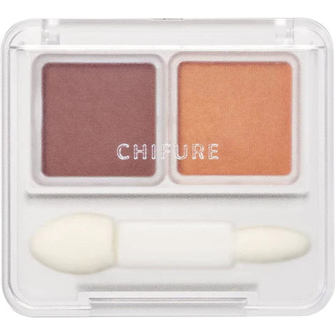 Chifure Twin Color Eyeshadow  42 Orange - TODOKU Japan - Japanese Beauty Skin Care and Cosmetics