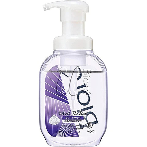 Biore U The Body Foam Body Wash - 540ml - Deep Clear - TODOKU Japan - Japanese Beauty Skin Care and Cosmetics