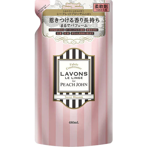 Lavons Laundry Softener 480ml Refill - Secret Blossom - TODOKU Japan - Japanese Beauty Skin Care and Cosmetics