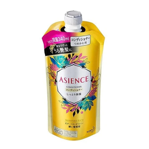 Kao Asience Conditioner Moist 340ml - Refill - TODOKU Japan - Japanese Beauty Skin Care and Cosmetics