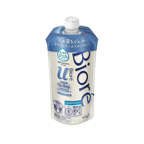 Biore U The Body Gel Body Wash - Refill - 340ml - Purely Sabon - TODOKU Japan - Japanese Beauty Skin Care and Cosmetics