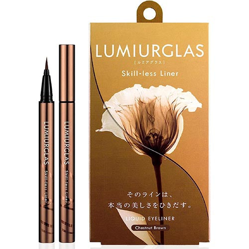 LUMIURGLAS Skill-less Liner Eyeliner Liquid - 03. Chestnut Brown - TODOKU Japan - Japanese Beauty Skin Care and Cosmetics