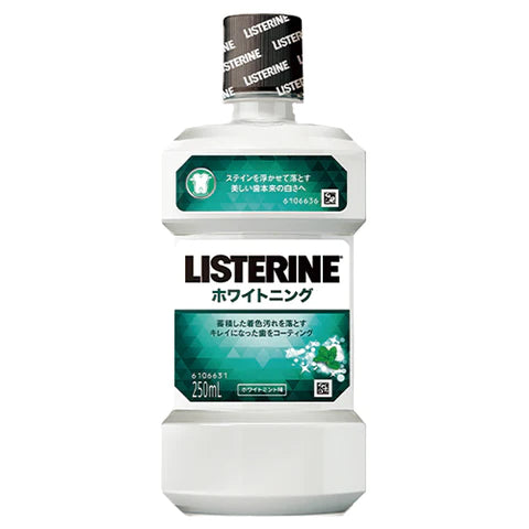 Listerine Whitening Mouthwash - White Mint - 250ml - TODOKU Japan - Japanese Beauty Skin Care and Cosmetics