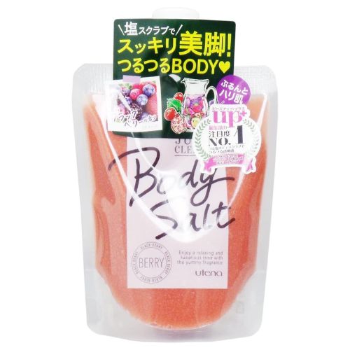 JUICY CLEANSE Body Salt Berry - 300g - TODOKU Japan - Japanese Beauty Skin Care and Cosmetics