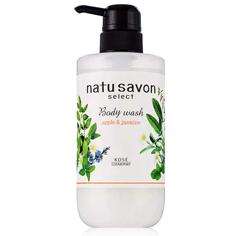 Kose Cosmeport Softymo Natu Savon Body Wash - 500ml - White & Moist - TODOKU Japan - Japanese Beauty Skin Care and Cosmetics