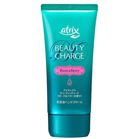 Kao Atrix Beauty Charge Hand Cream 80g - Rose Berry - TODOKU Japan - Japanese Beauty Skin Care and Cosmetics