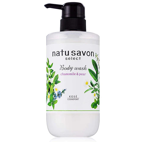Kose Cosmeport Softymo Natu Savon Body Wash - 500ml - White & Refresh - TODOKU Japan - Japanese Beauty Skin Care and Cosmetics