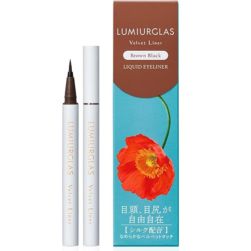 LUMIURGLAS Velvet Liner - 01. Brown Black - TODOKU Japan - Japanese Beauty Skin Care and Cosmetics