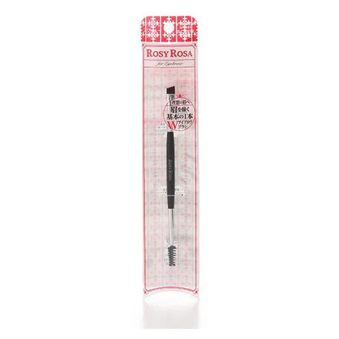 Rosy Rosa Double End Eyebrow Brush - Screw Type - TODOKU Japan - Japanese Beauty Skin Care and Cosmetics
