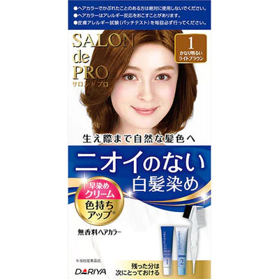 Salon De Pro Hair Color Gray Hair Cream Type - TODOKU Japan - Japanese Beauty Skin Care and Cosmetics