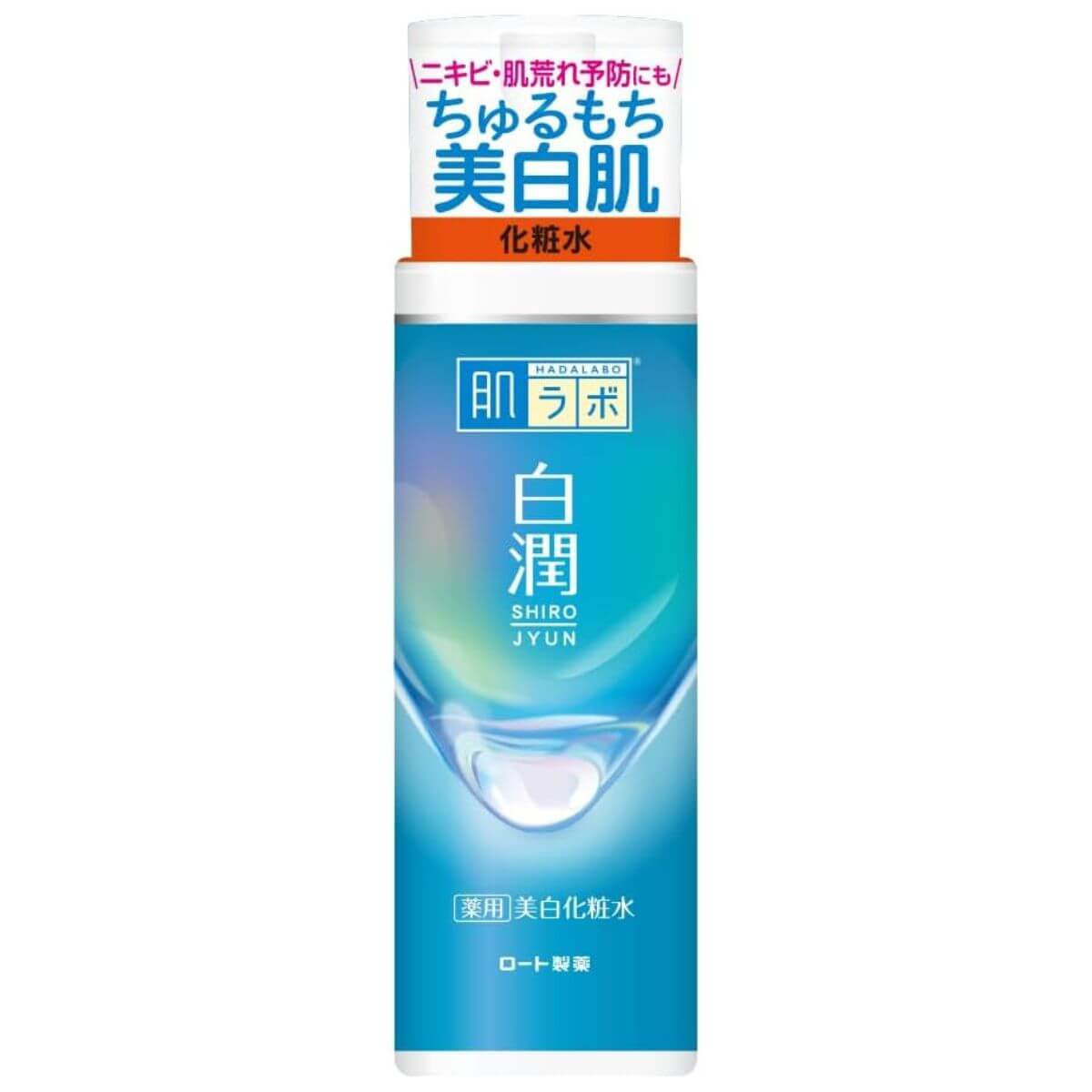Rohto Hadalabo Shirojun Wakan Hatomugi Essence Whitening Skin Lotion 170ml - TODOKU Japan - Japanese Beauty Skin Care and Cosmetics