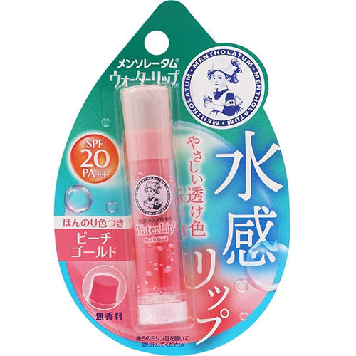 Rohto Mentholatum Water Lip Tone Up - 4.5g - Peach Gold - TODOKU Japan - Japanese Beauty Skin Care and Cosmetics