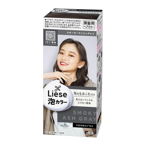Liese Kao Bubble Hair Color Prettia - Smoky Ash Gray - TODOKU Japan - Japanese Beauty Skin Care and Cosmetics