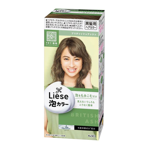 Liese Kao Bubble Hair Color Prettia - British Ash - TODOKU Japan - Japanese Beauty Skin Care and Cosmetics