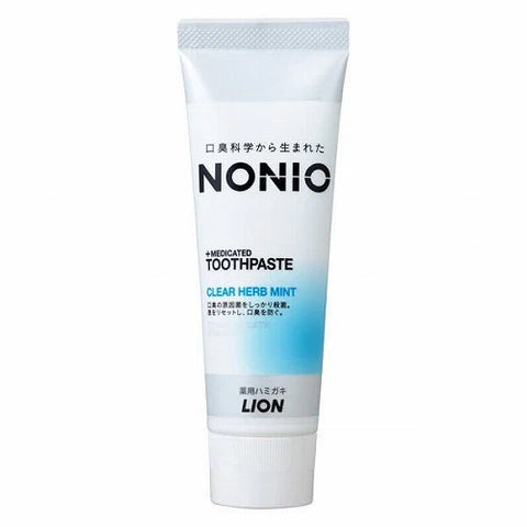 Nonio Medicated Toothpaste 130g - Crear Herb Mint - TODOKU Japan - Japanese Beauty Skin Care and Cosmetics