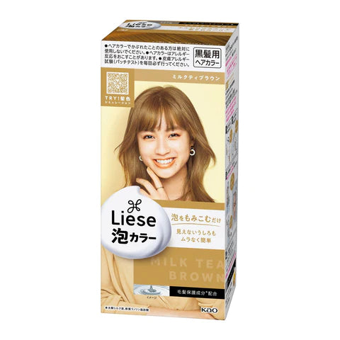 Liese Kao Bubble Hair Color Prettia - Milk Tea Brown - TODOKU Japan - Japanese Beauty Skin Care and Cosmetics