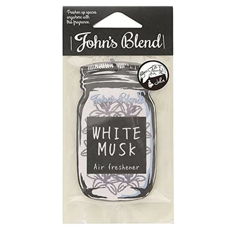 John's Blend Paper Air Freshener - White Musk Scent - TODOKU Japan - Japanese Beauty Skin Care and Cosmetics