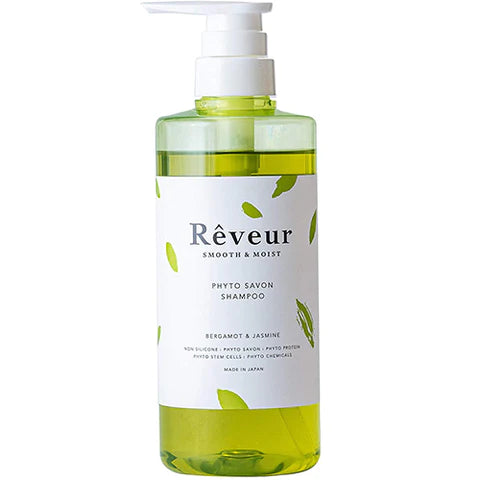 Reveur Rhyto Savon Smooth & Moist Hair Shampoo 500ml - Bergamot & Jasmin - TODOKU Japan - Japanese Beauty Skin Care and Cosmetics