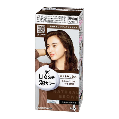 Liese Kao Bubble Hair Color Prettia - Natural Brown - TODOKU Japan - Japanese Beauty Skin Care and Cosmetics