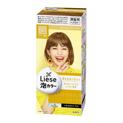 Liese Kao Bubble Hair Color Prettia - California Beige - TODOKU Japan - Japanese Beauty Skin Care and Cosmetics
