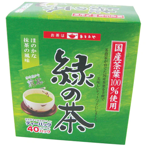 Asamiya Green Tea Pack (2g x 40P) - TODOKU Japan - Japanese Beauty Skin Care and Cosmetics