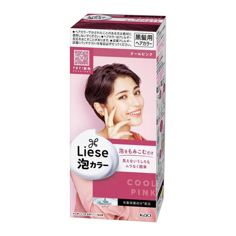Liese Kao Bubble Hair Color Prettia - Cool Pink - TODOKU Japan - Japanese Beauty Skin Care and Cosmetics