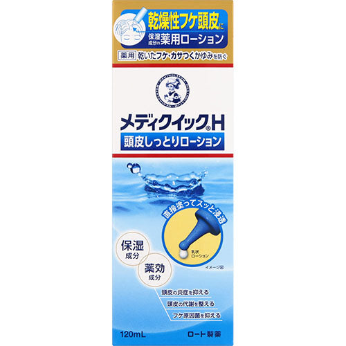 Mentholatum Mediquick Scalp Moist Lotion - 120ml - TODOKU Japan - Japanese Beauty Skin Care and Cosmetics