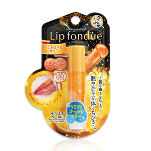 Rohto Mentholatum Lip Fondue 4.2g - Illumina Gold - TODOKU Japan - Japanese Beauty Skin Care and Cosmetics