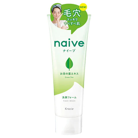 Naive Facial Wash Clear Pores Contains Tea Leaf Extract - 130g - TODOKU Japan - Japanese Beauty Skin Care and Cosmetics