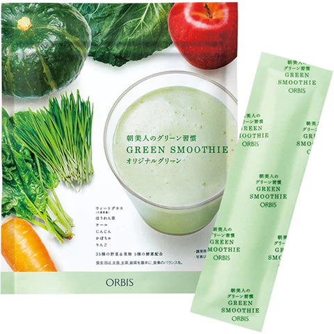 Orbis Inner Care Smoothie Drinks Morning Beauty's Green Habit 8.1g x 10pcs - Original Green - TODOKU Japan - Japanese Beauty Skin Care and Cosmetics
