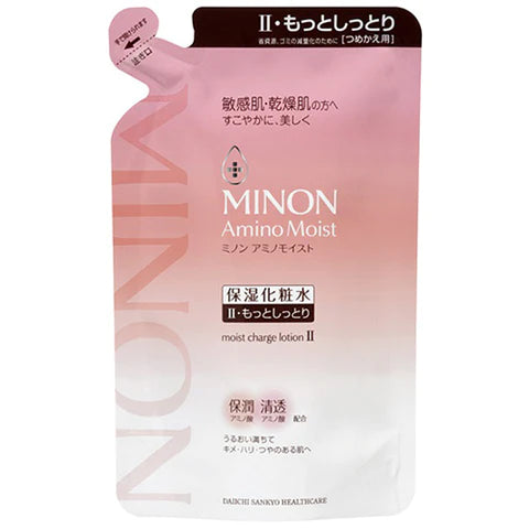 Minon Amino Moist Moist Charge Lotion 2- More Type - 130ml - Refill - TODOKU Japan - Japanese Beauty Skin Care and Cosmetics