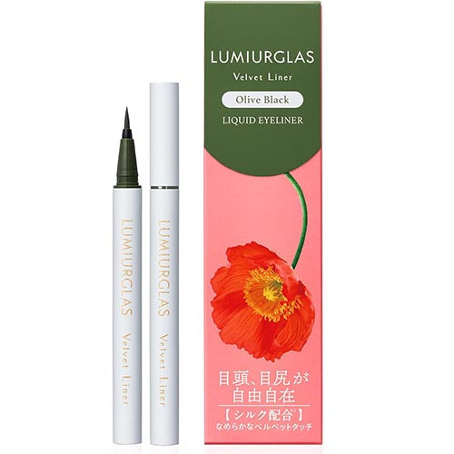 LUMIURGLAS Velvet Liner - 03.Olive Black - TODOKU Japan - Japanese Beauty Skin Care and Cosmetics