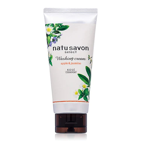 Kose Cosmeport Softymo Natu Savon Select Washing Cream - 130g - Moist - TODOKU Japan - Japanese Beauty Skin Care and Cosmetics
