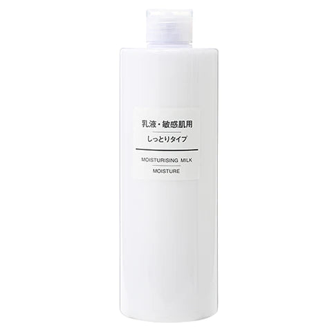 Muji Sensitive Skin Milky Lotion - 400ml - Moist - TODOKU Japan - Japanese Beauty Skin Care and Cosmetics
