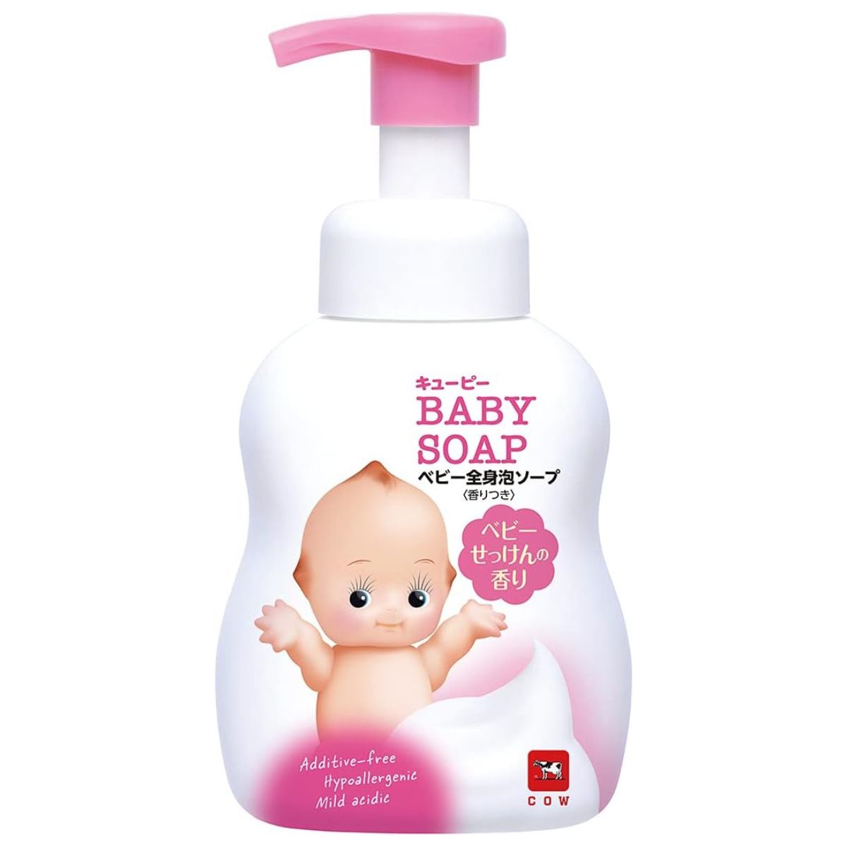 Cow Brand Kewpie Baby Whole Body Soap Foam Type Baby Soap Scent - 400mL