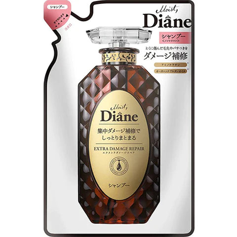 Moist Diane Perfect Beauty Extra Damage Repair Shampoo Refill 330ml - Floral Berry Scent - TODOKU Japan - Japanese Beauty Skin Care and Cosmetics