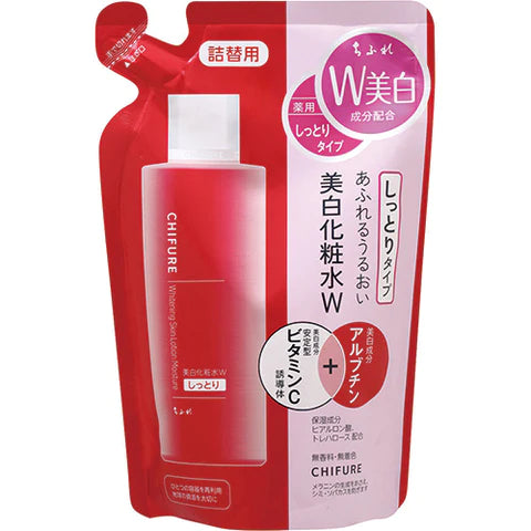 Chifure Whitening Toner W Moist Type 180ml - Refill - TODOKU Japan - Japanese Beauty Skin Care and Cosmetics