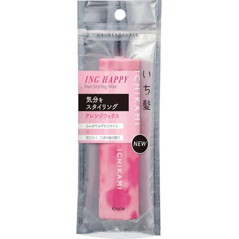 Ichikami ING HAPPY Arrangement Wax 28g - TODOKU Japan - Japanese Beauty Skin Care and Cosmetics