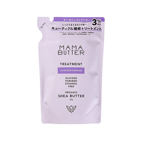 Mama Butter Treatment Refill  400ml - Lavender & Orenge - TODOKU Japan - Japanese Beauty Skin Care and Cosmetics
