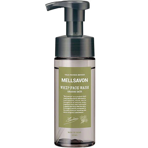 Mellsavon Whip Face Wash Grasse Days 150ml - Clear Type - TODOKU Japan - Japanese Beauty Skin Care and Cosmetics