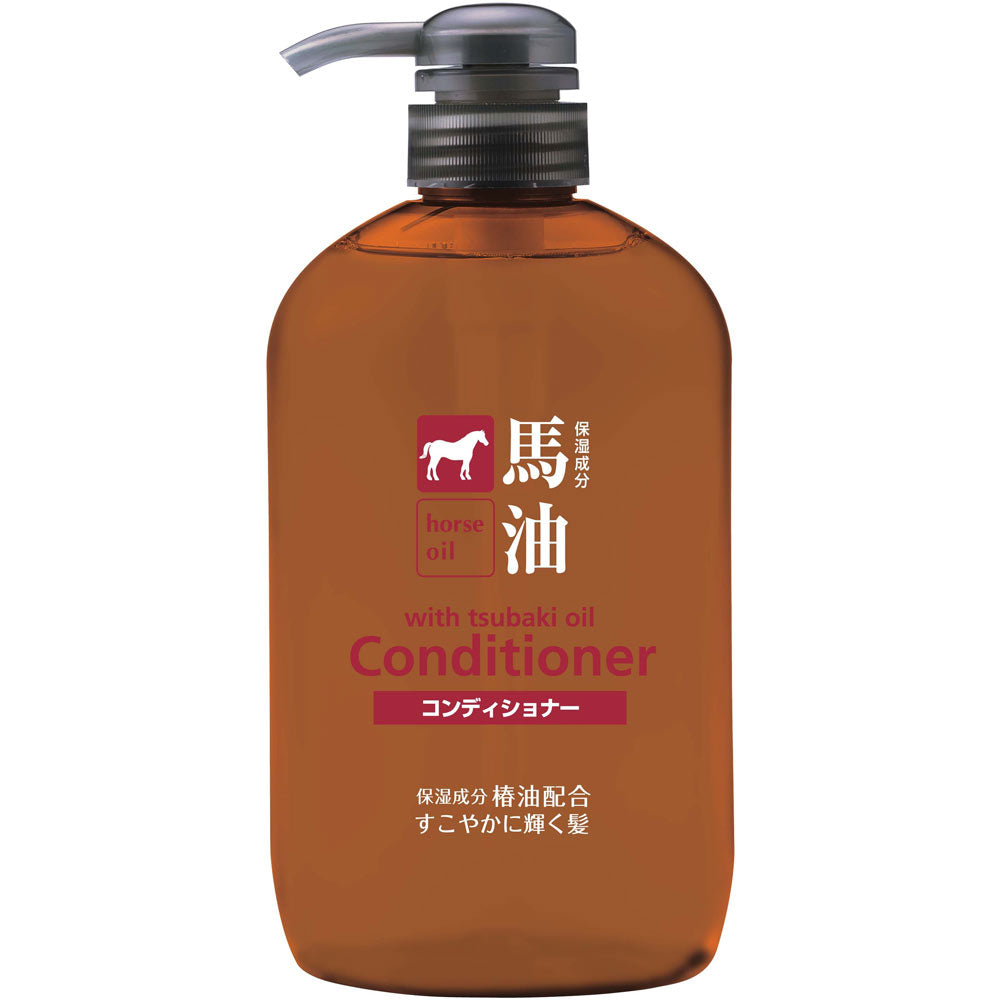 Kumano Cosmetics Horse Oil Hair Conditioner - 600ml - TODOKU Japan - Japanese Beauty Skin Care and Cosmetics