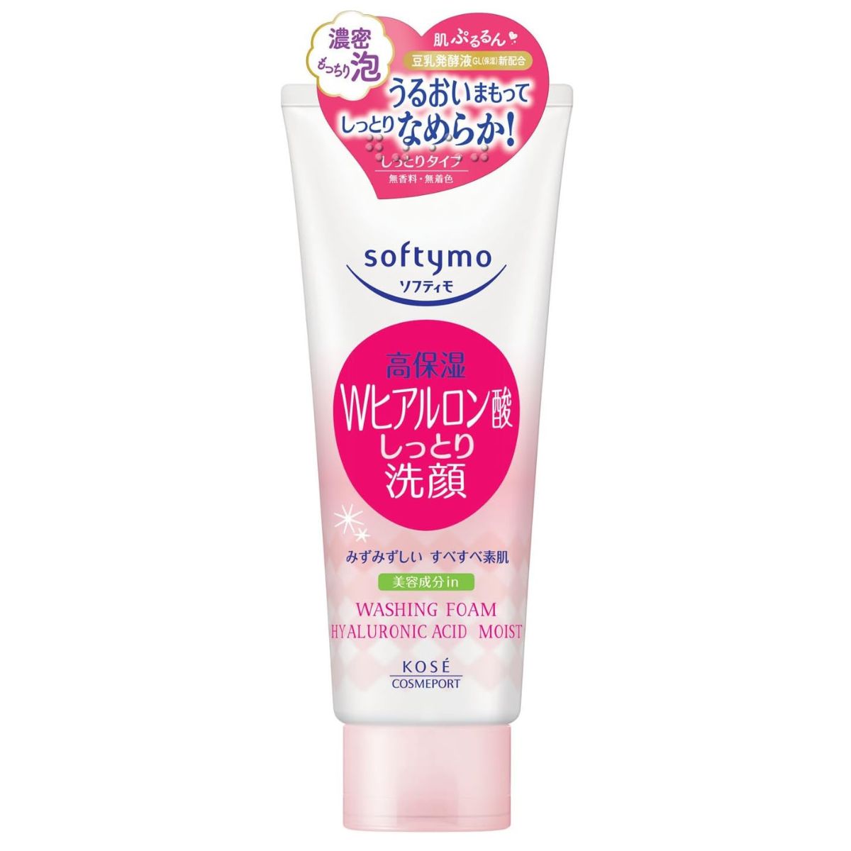Kose Softymo Face Wash Foam Hyaluronic Acid Moist -150g - TODOKU Japan - Japanese Beauty Skin Care and Cosmetics