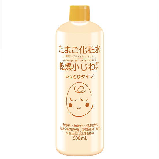 Cocoegg Wrinkle Moist Lotion - 500ml - TODOKU Japan - Japanese Beauty Skin Care and Cosmetics