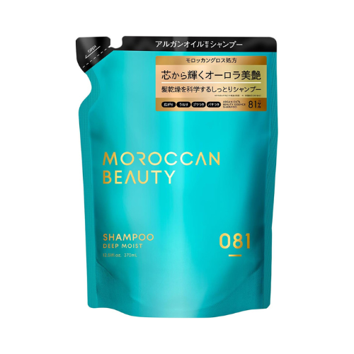 Moroccan Beauty Deep Moist Shampoo - Refill 370ml - TODOKU Japan - Japanese Beauty Skin Care and Cosmetics