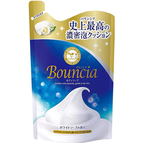 Bouncia Foam Body Soap 400ml Refill - White Soap - TODOKU Japan - Japanese Beauty Skin Care and Cosmetics